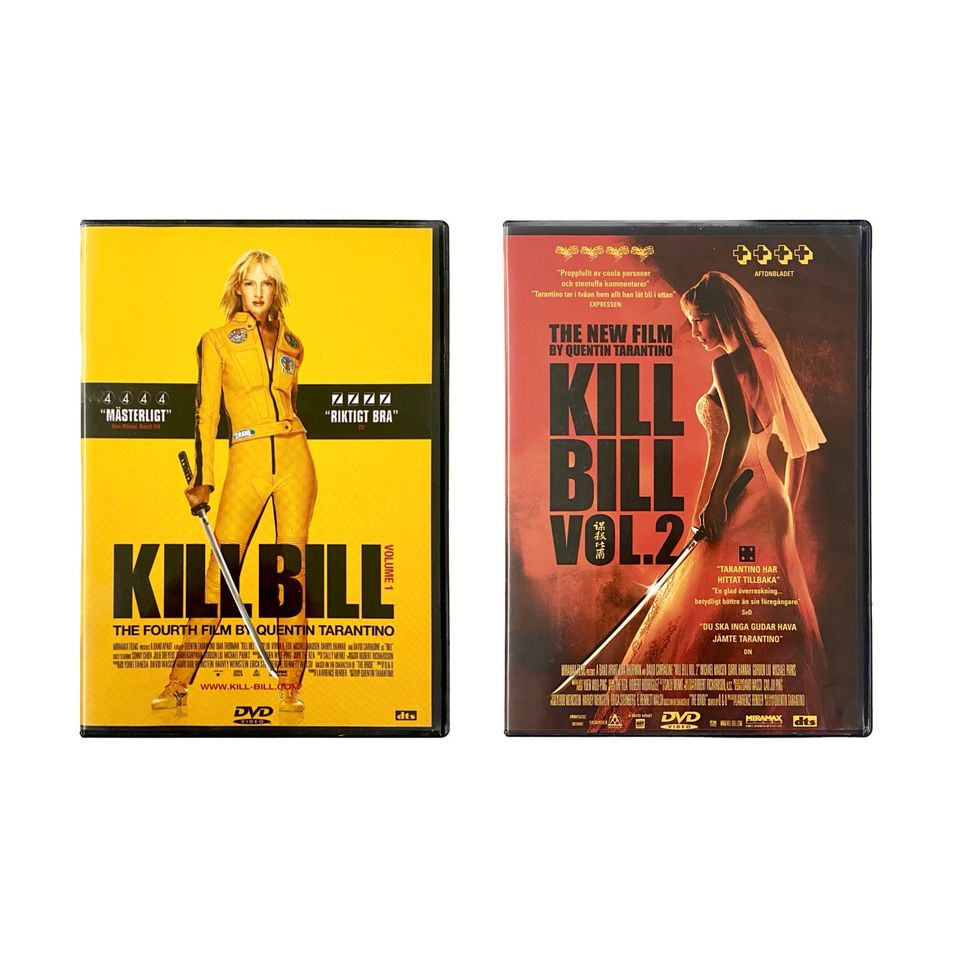 Kill Bill vol 1 & vol 2 (Tarantino) DVD