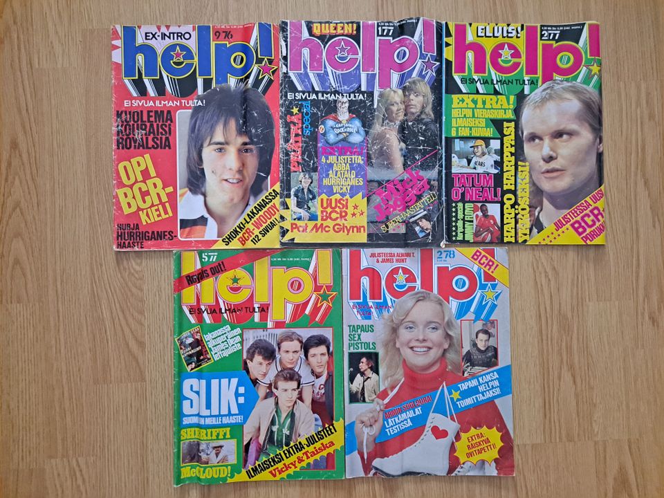 Help! lehtiä 1976/1977/1978
