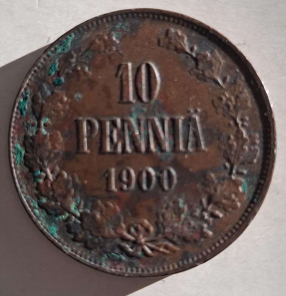 10 penniä 1900