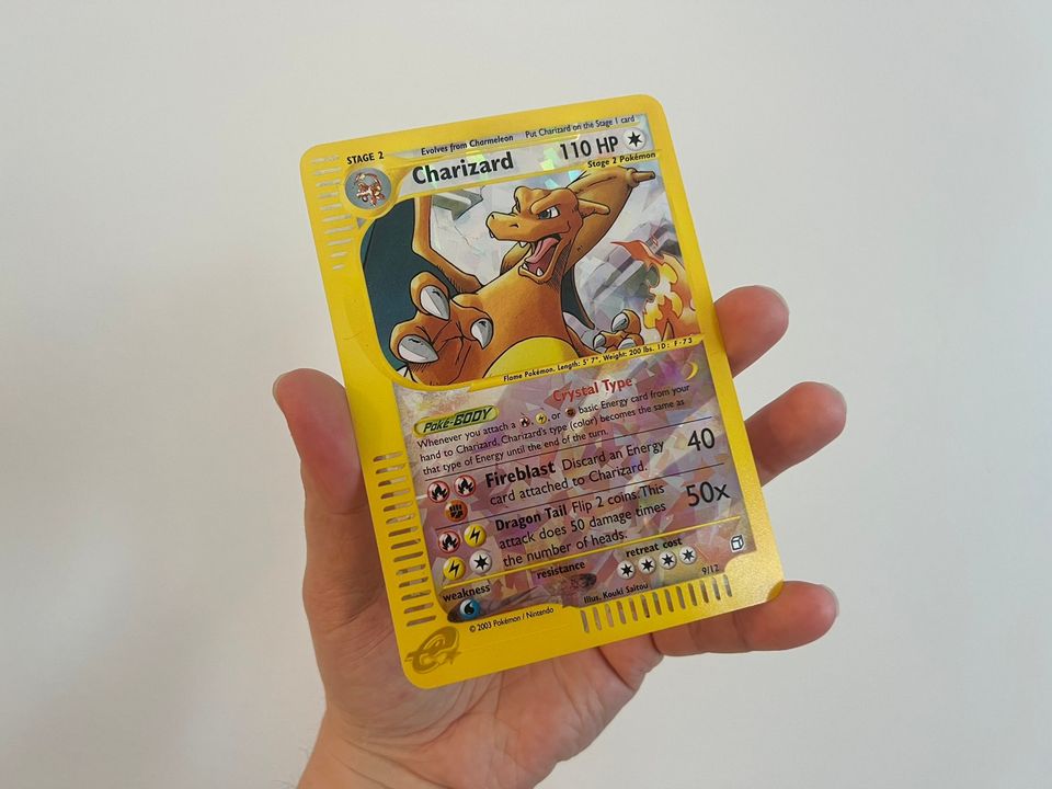 Skyridge Charizard Pokemon kortti