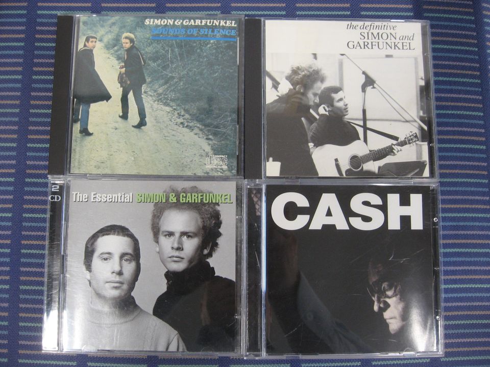 Simon And Garfunkel, Johnny Cash, Rod Stewart