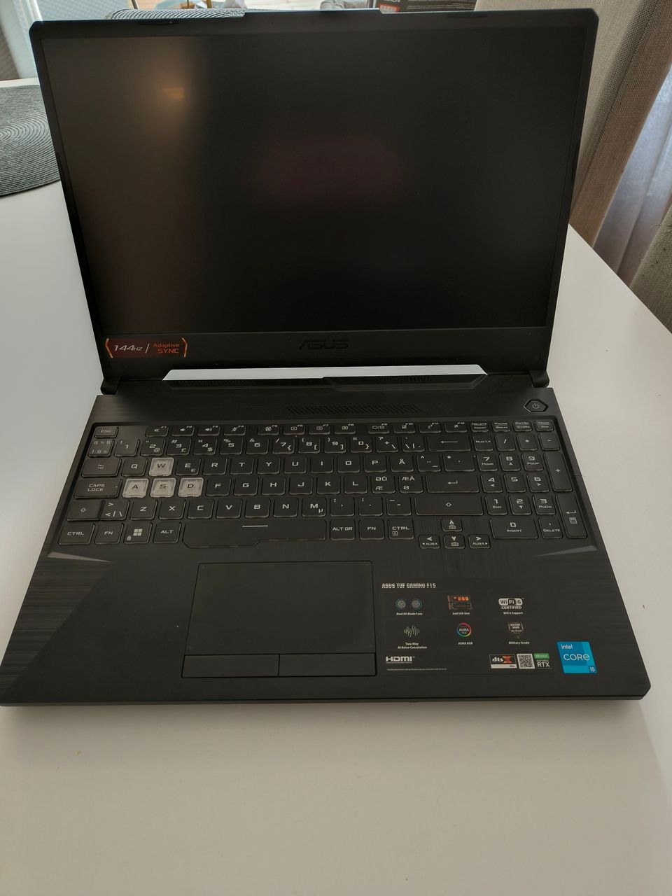 Asus TUF Gaming F15 i5-11H/16/512/3050Ti 15,6"