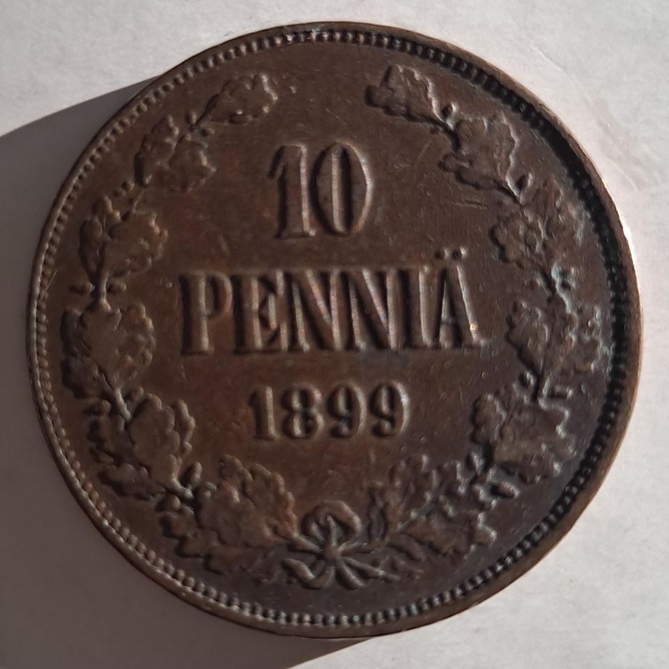 10 penniä 1899