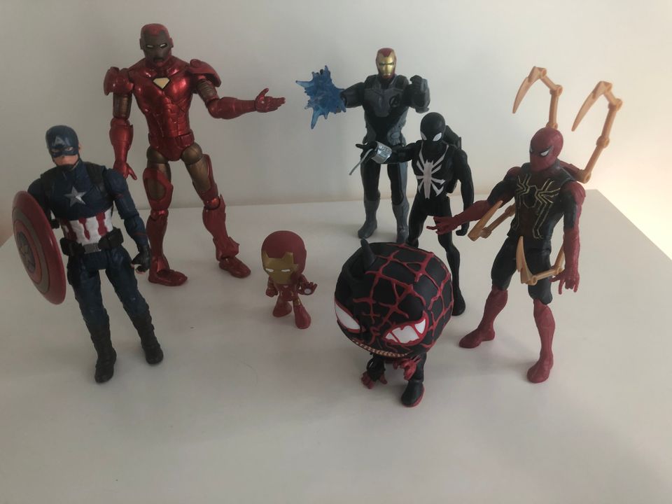 Marvel action figuuri setti Captain America Iron Man Spider-Man