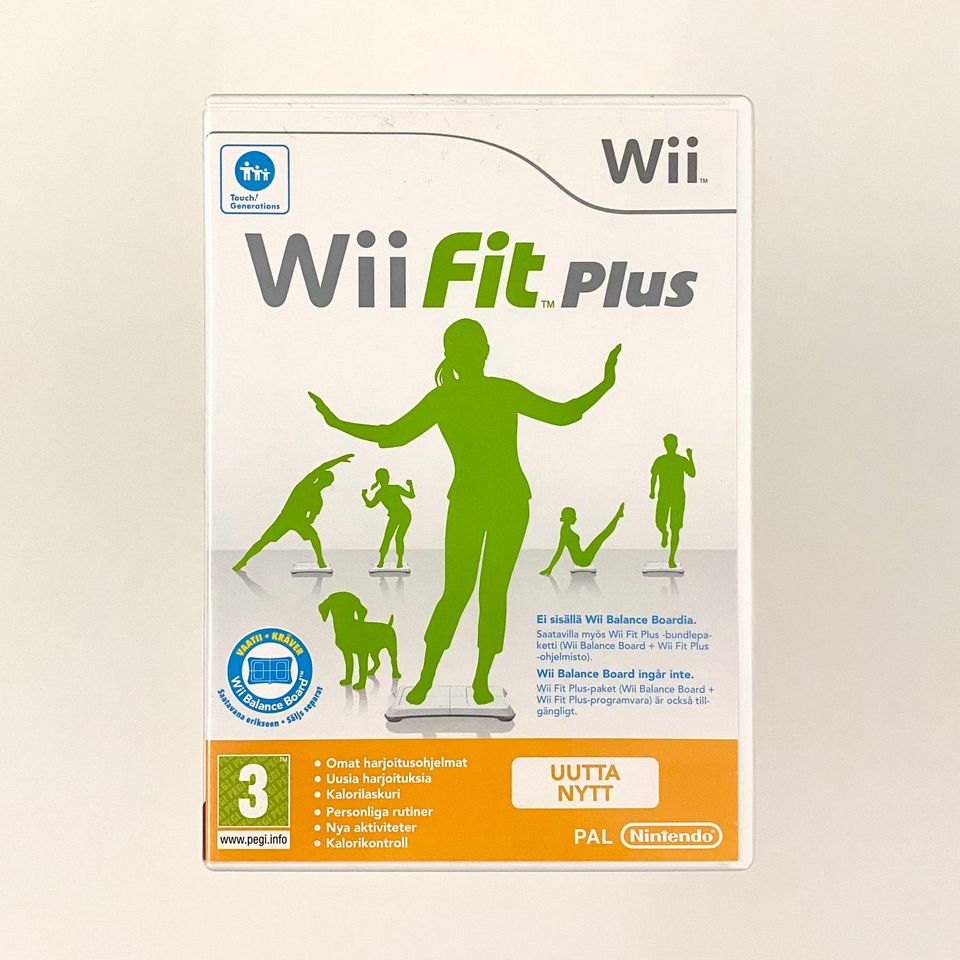 Wii Fit Plus - Nintendo Wii (+löytyy muita pelejä)