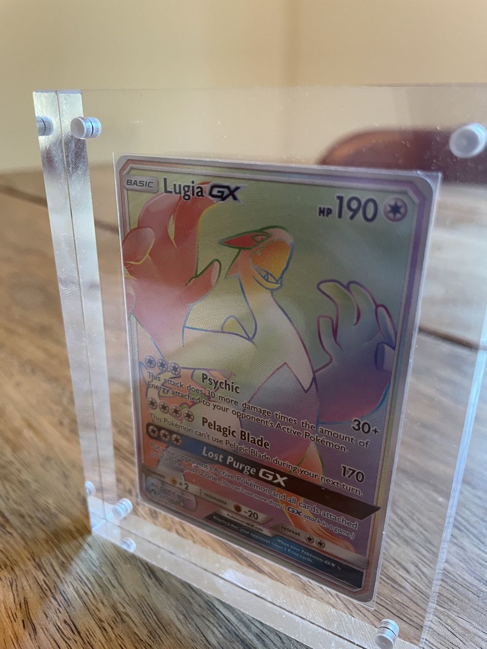 Lugia GX 2018 Rainbow MT