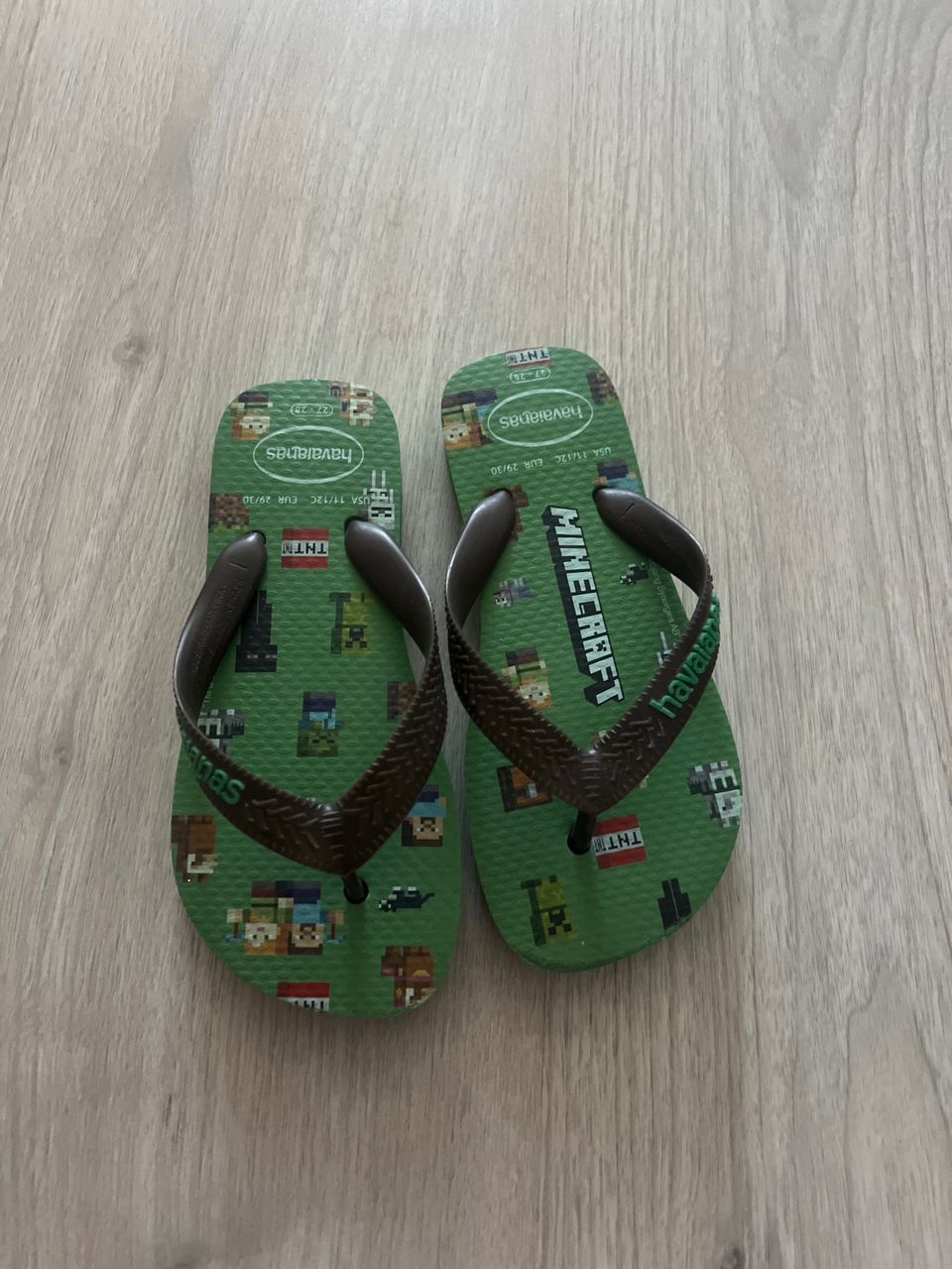 Havaianas Minecraft flip flops