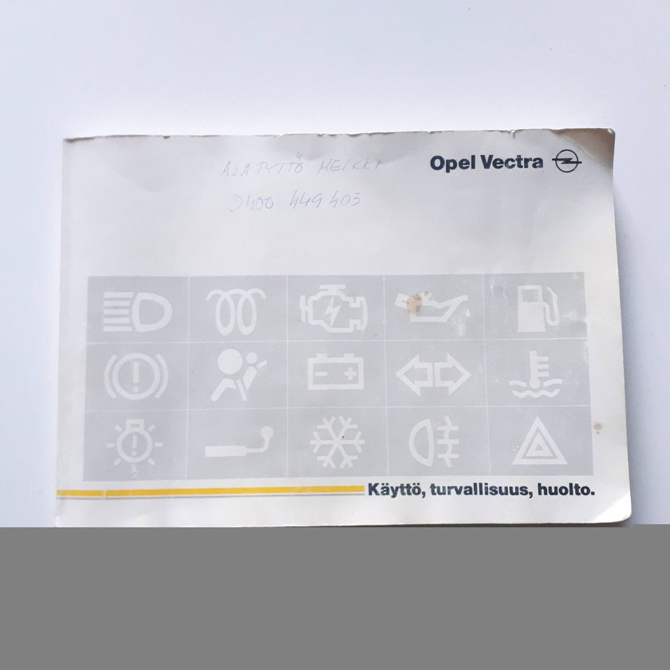 Opel Vectra B ohjekirja