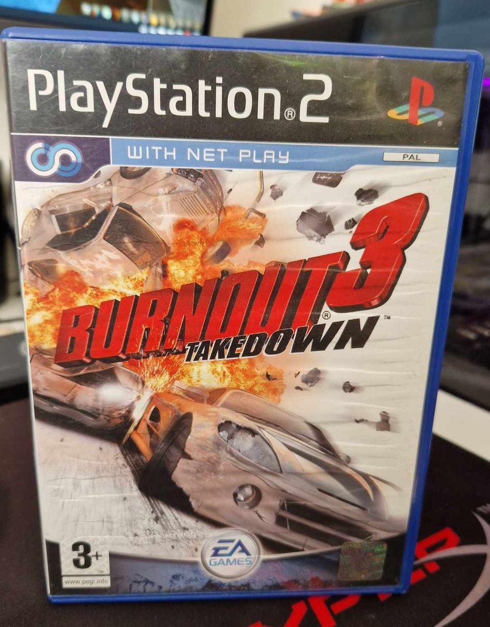 Burnout 3 Takedown CIB, Playstation 2 (Ei postikuluja)