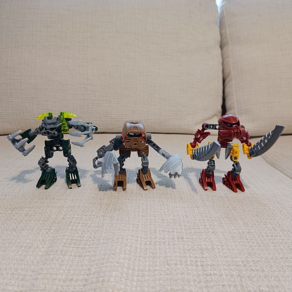 Bionicle Matoran Piruk, Velika ja Balta