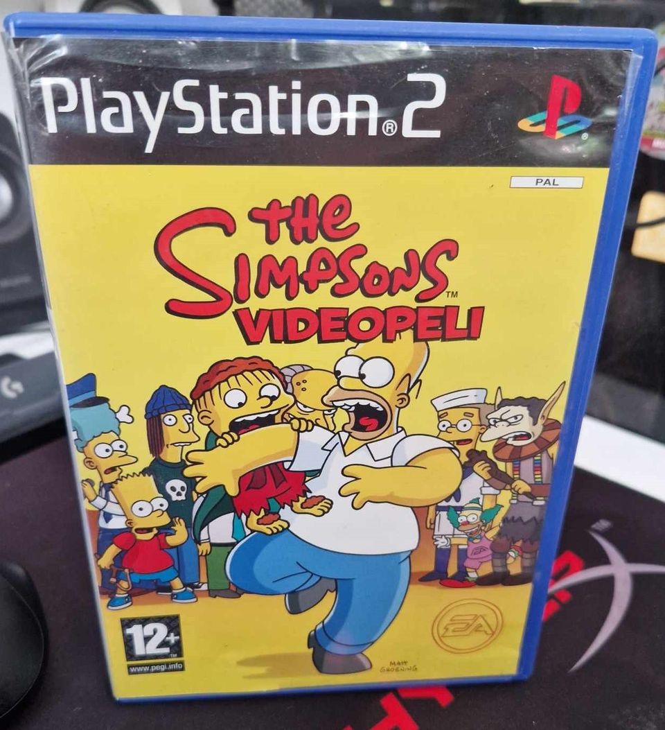 The Simpsons videopeli CIB, Playstation 2 (Ei postikuluja)