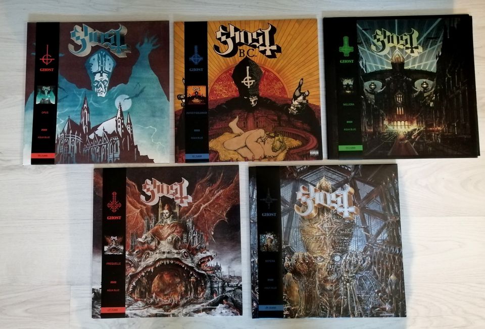 5 X GHOST LP! LIMITED EDITION