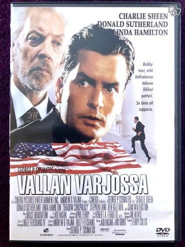 Vallan varjossa DVD Charlie Sheen Donald Sutherland