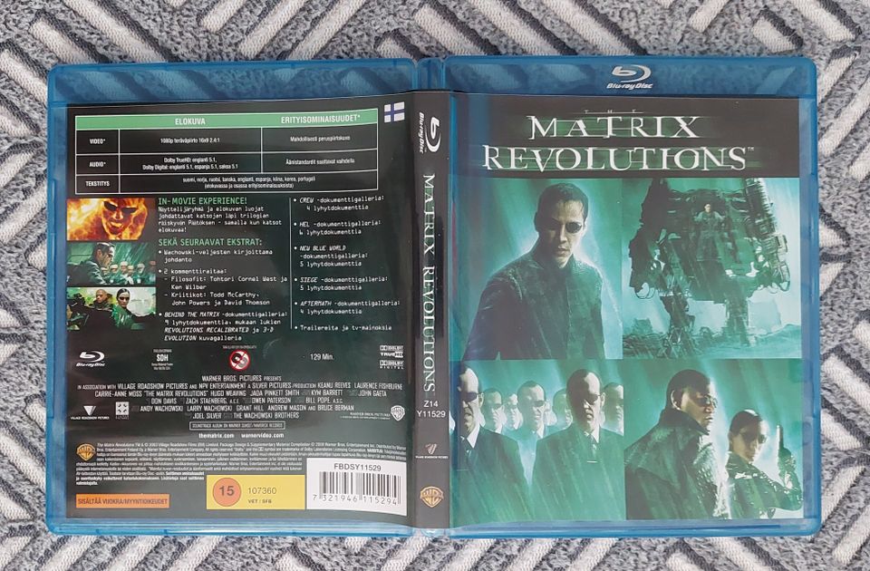 Matrix Revolutions Bluray