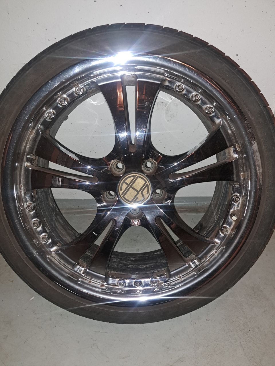 19" vanteet 5*112 + kesäkumit