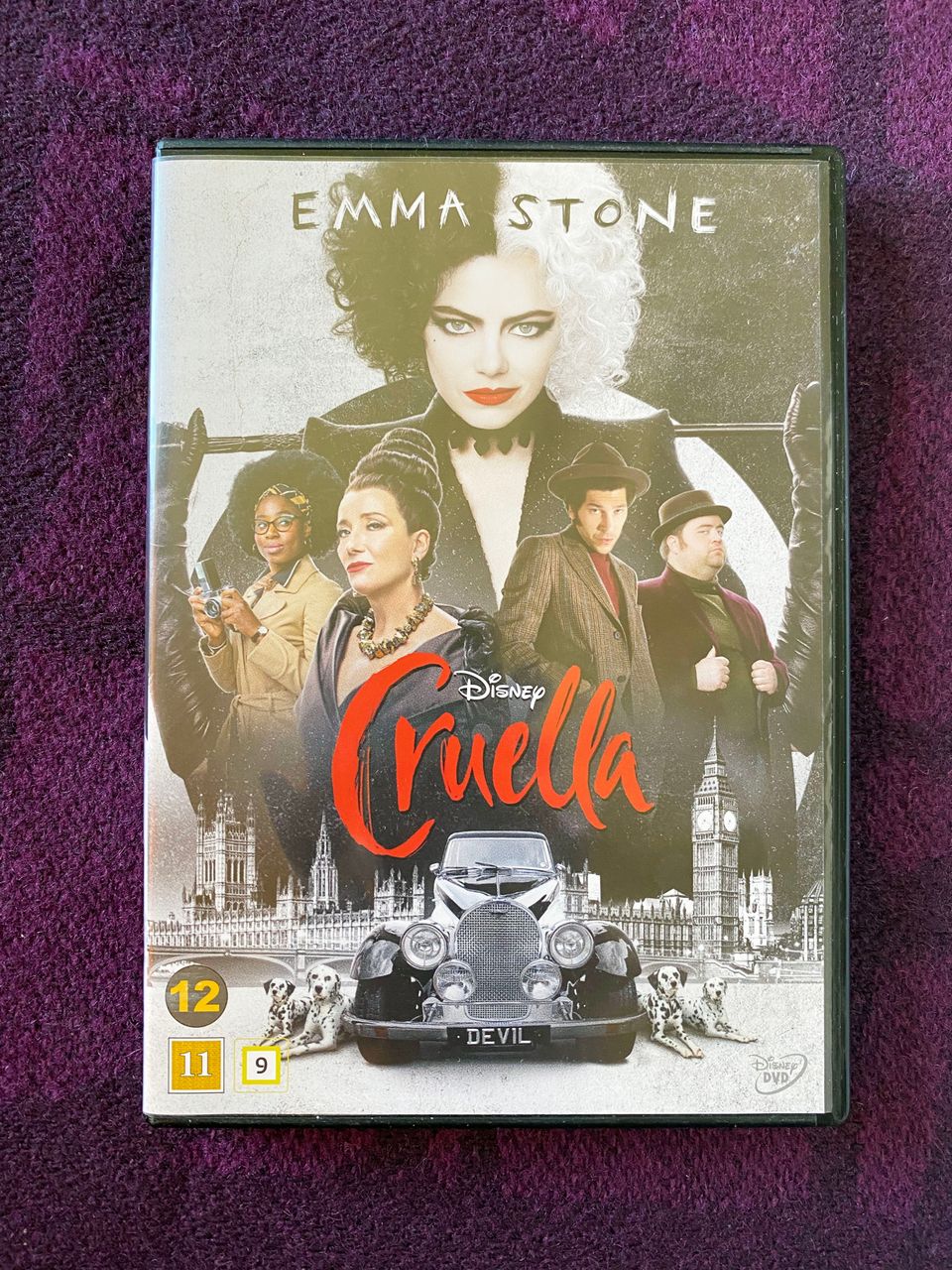 Cruella DVD Didney Emma Stone