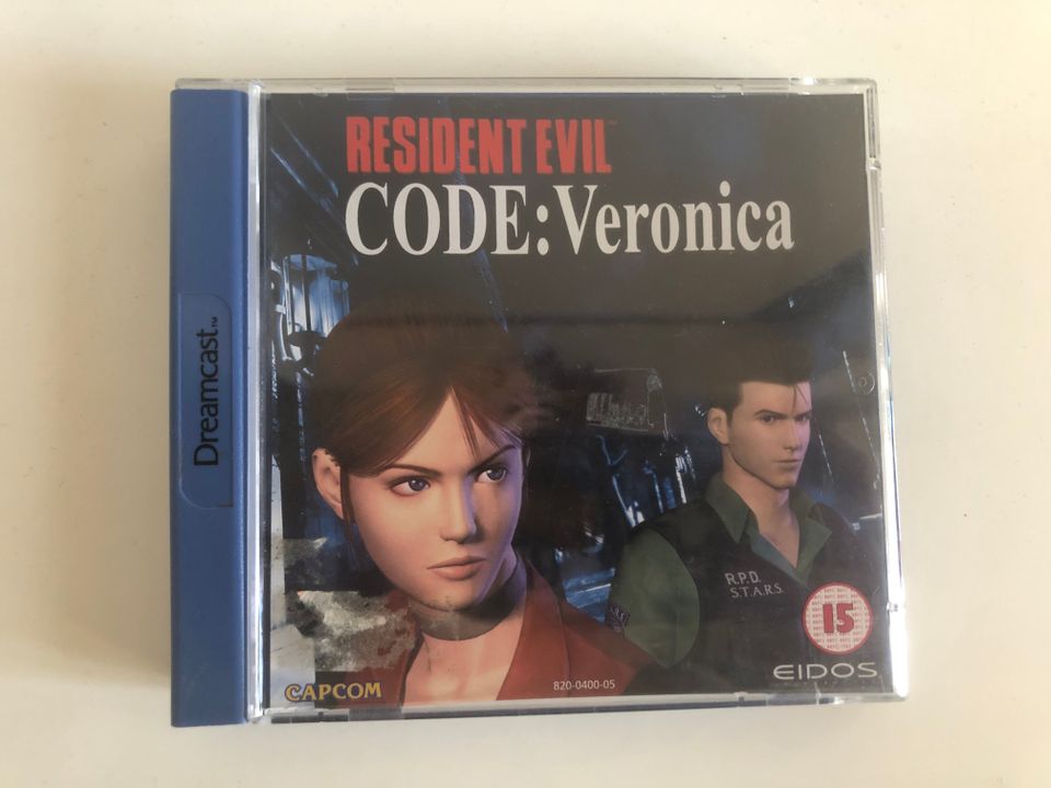 Resident Evil Code Veronica Sega Dreamcast