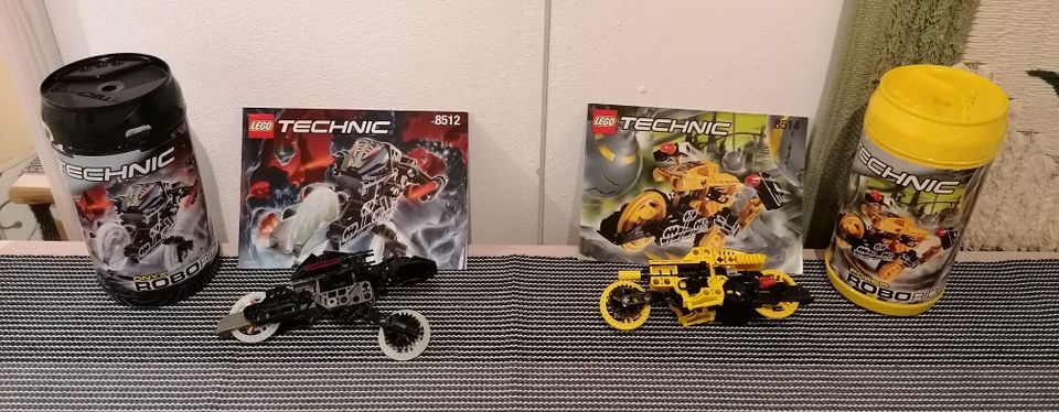 Lego technic 8512 ja 8514