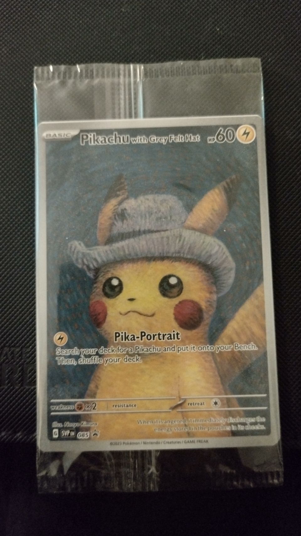 Pikachu with Grey Felt Hat