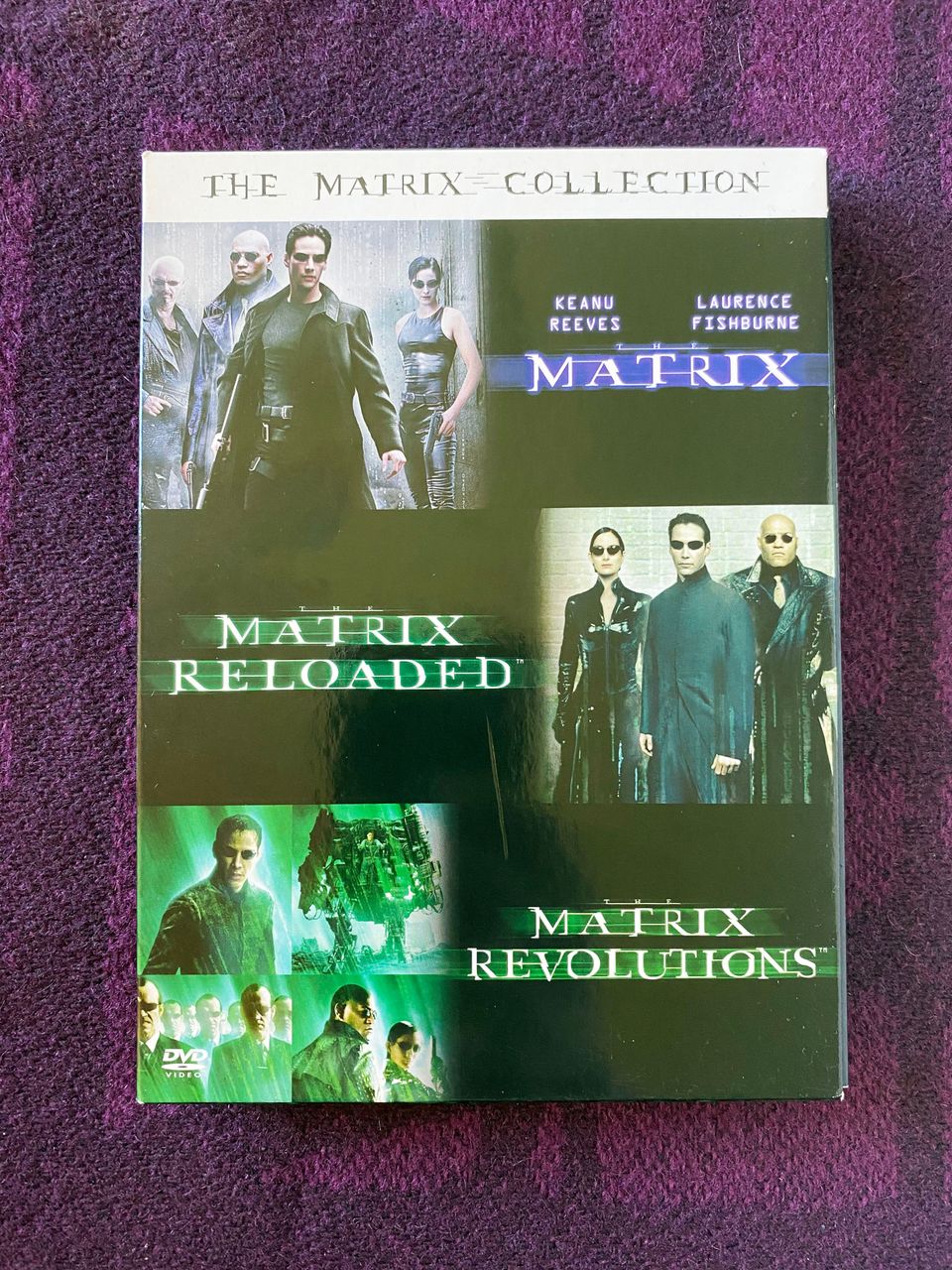 The Matrix Collection 1-3 DVD-Boksi Keanu Reeves