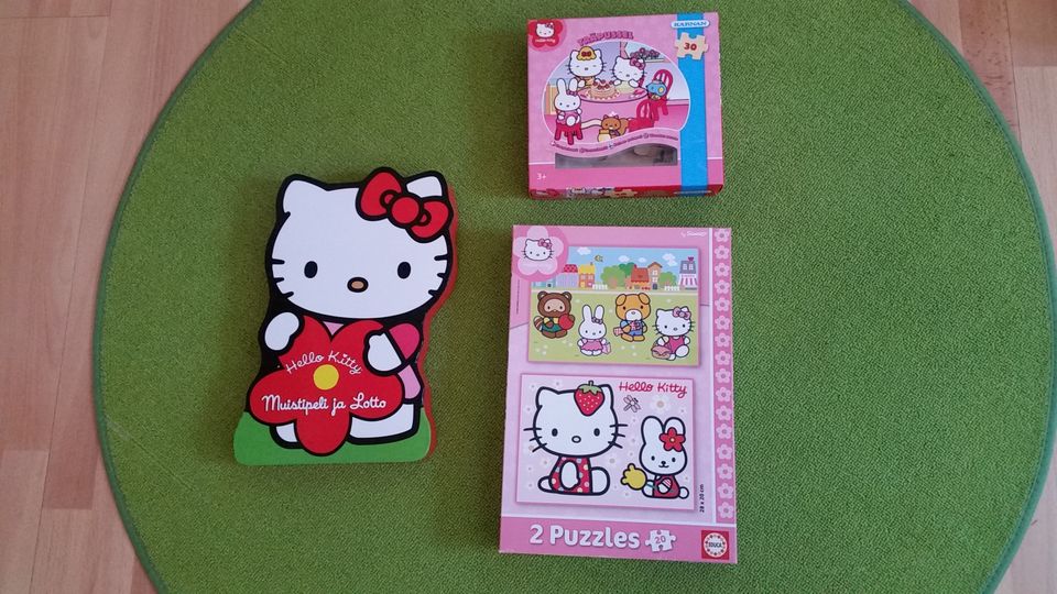 Hello Kitty palapelit ja peli 3-5v