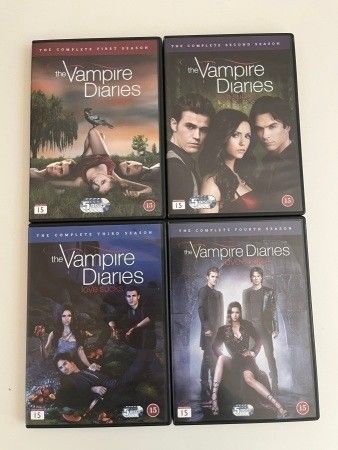 Vampyyripäiväkirjat 1,2,3,4 Dvd