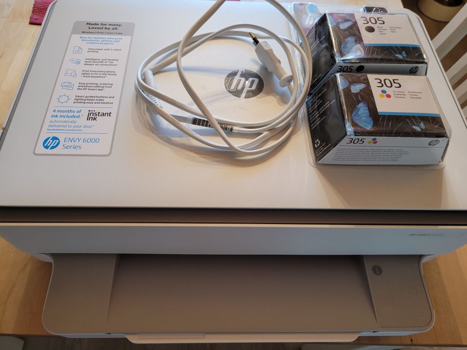 Hp Envy 6030 All-in-one monitoimitulostin ja uudet mustekasetit