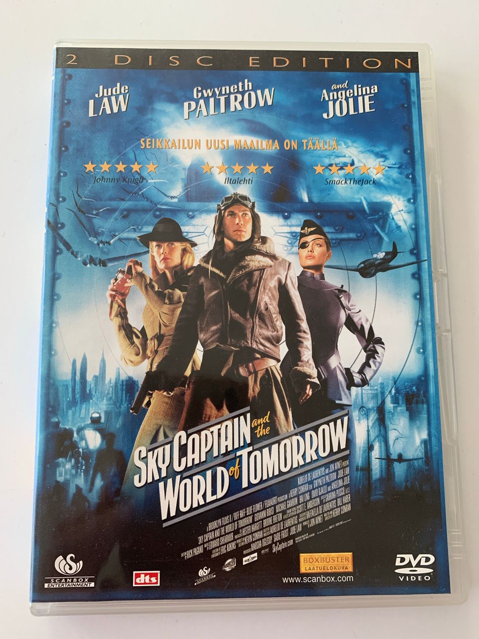 Skycaptain and the world of tomorrow DVD-elokuva