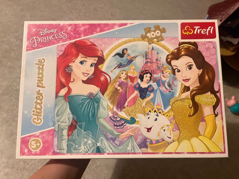Trefl Disney princess glitter puzzle 5+