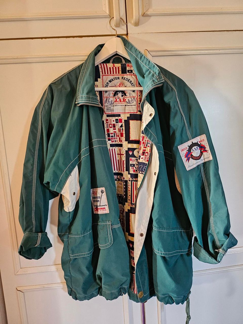 Vintage takki vihreä