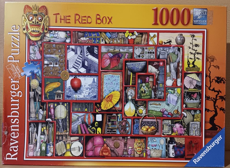 Ravensburger, Colin Thompson: The red box, 1000 palan palapeli