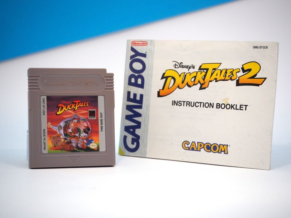Duck Tales ja Instruction Booklet Game Boy