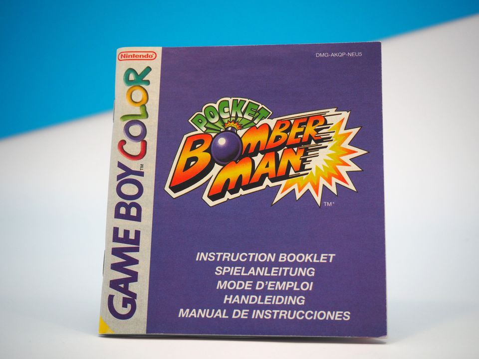 Pocket Bomber Man manuaalinen (Game Boy Color)