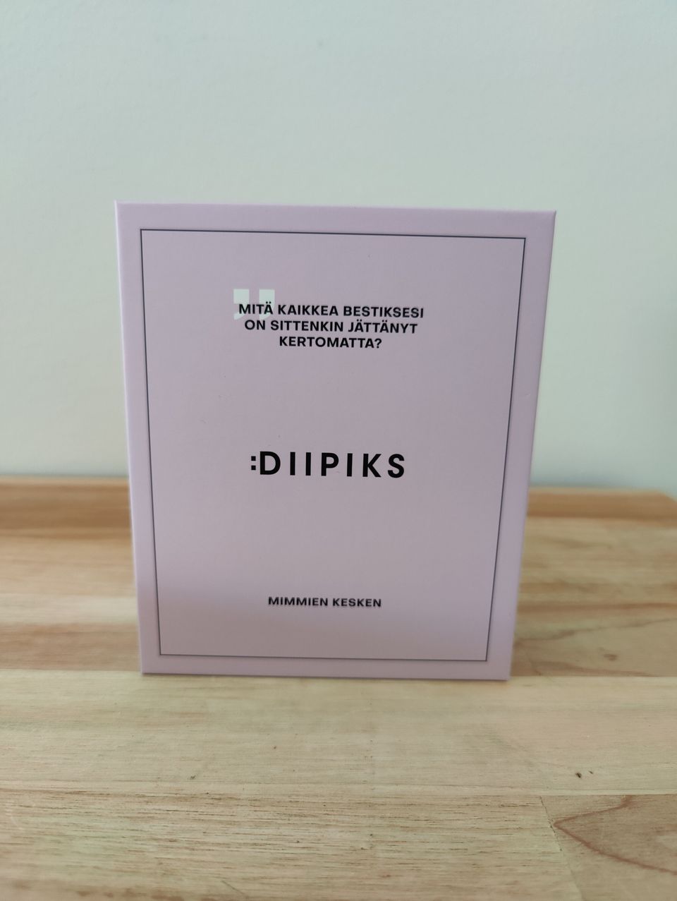 Diipiks - Mimmien kesken -keskustelukortit