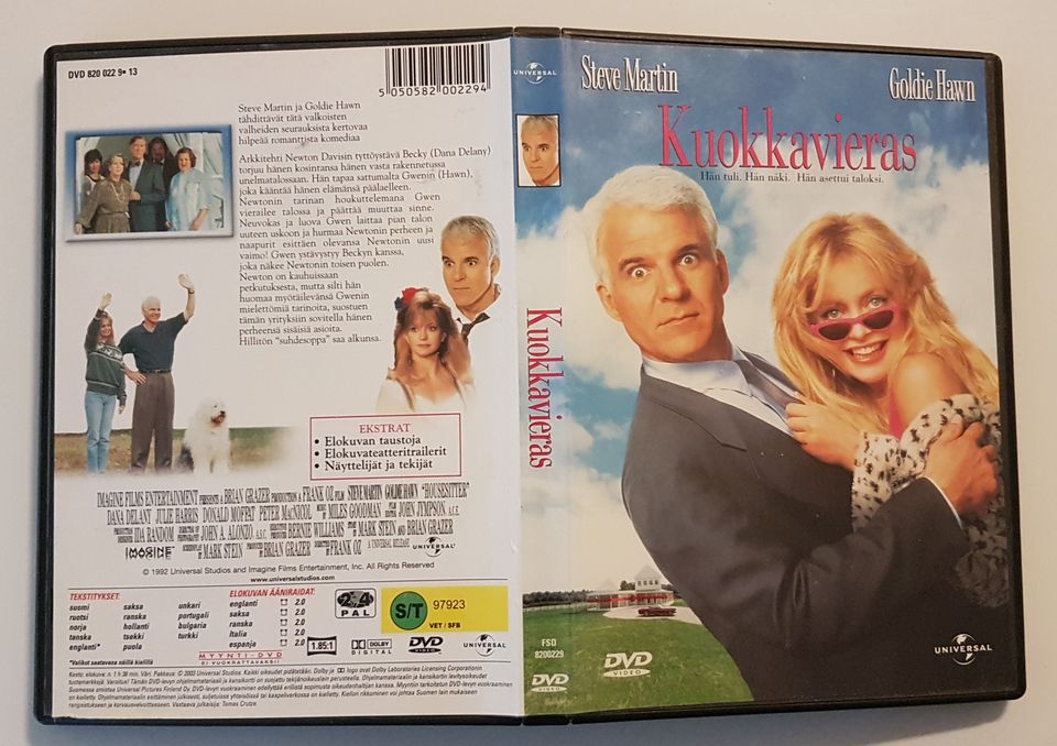 Kuokkavieras (1992) Steve Martin, Goldie Hawn