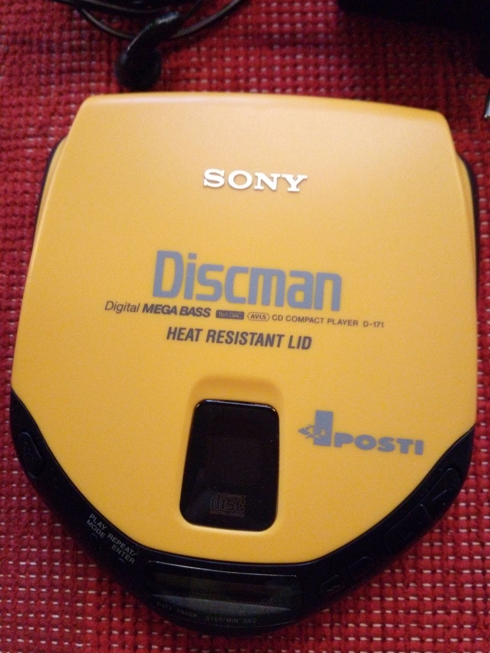 Sony cd soitin discman D-171