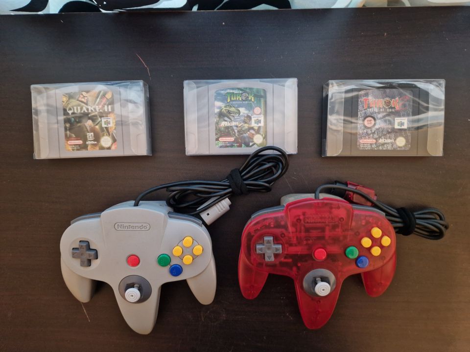 Nintendo 64 ohjaimet ja pelit