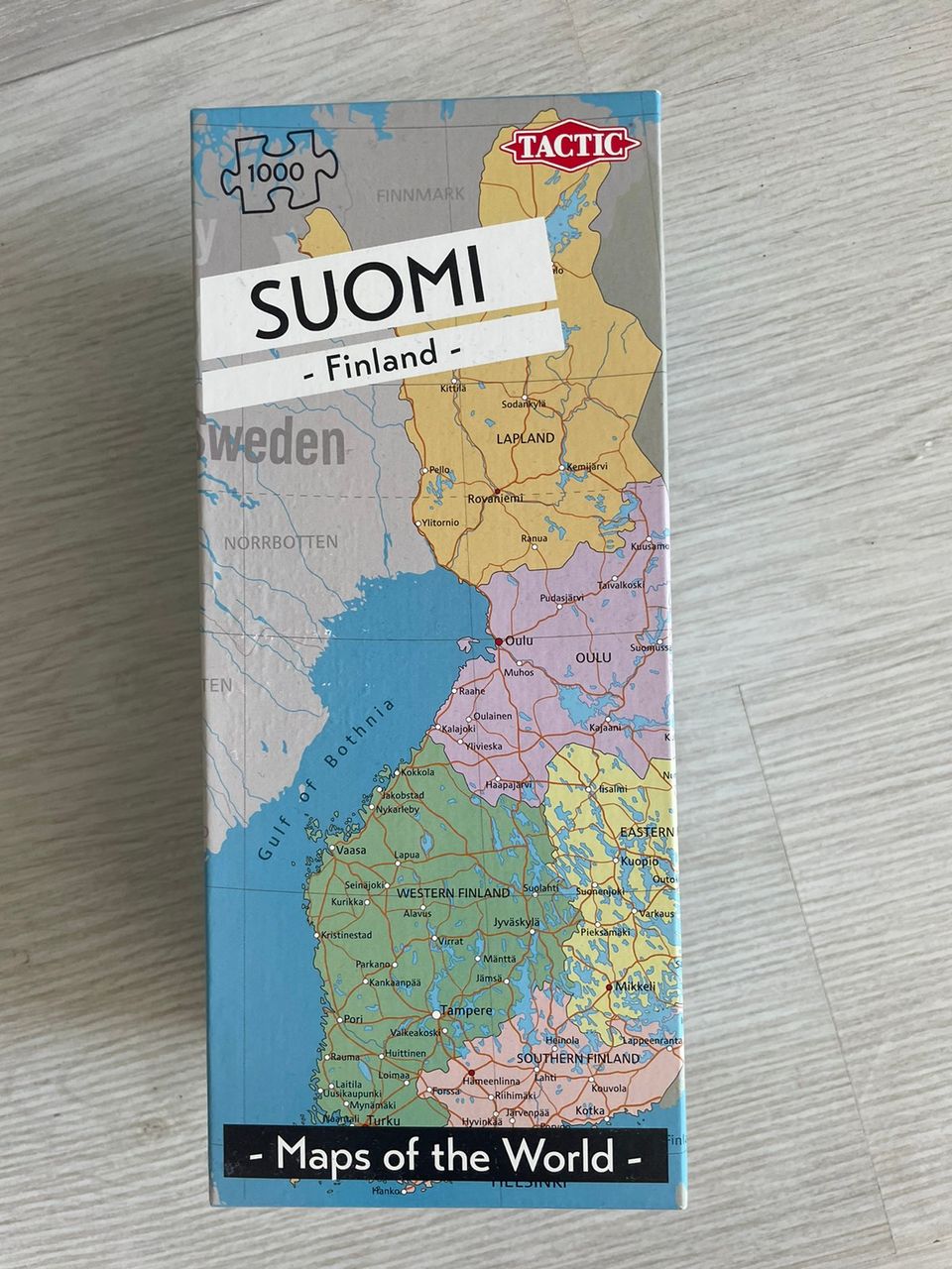 Tacticin Suomi-kartta palapeli
