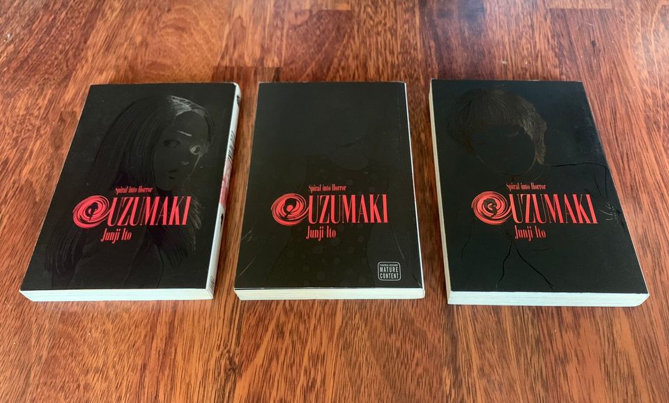 Junji Ito: Uzumaki vol. 1-3