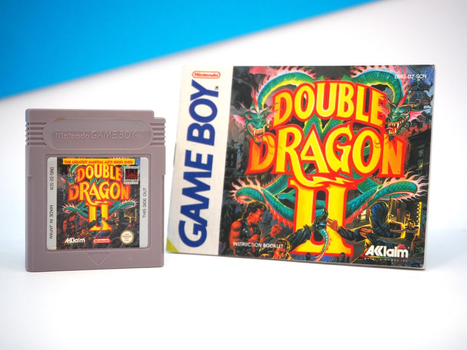 Double Dragon 2 (SCN) ja Instruction Booklet Game Boy GB