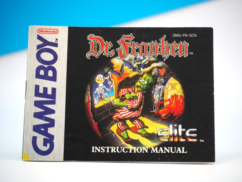 Dr. Franken manuaalinen Game Boy