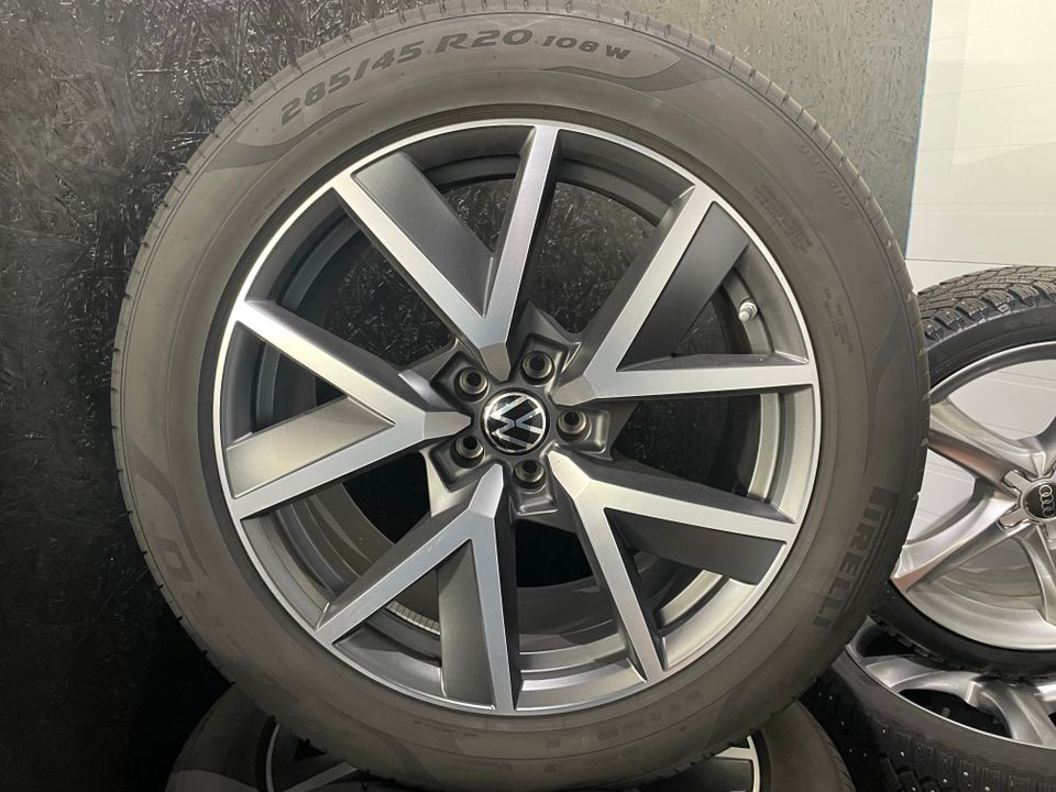 Uudenveroiset alumiinivanteet SUV kesärenkailla 20" 5x112. 9" leveys ET33