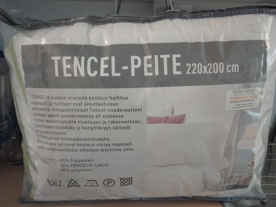 Tencel tuplapeitto UUSI paketissaan