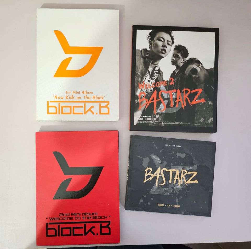 Block B albumeita k-pop