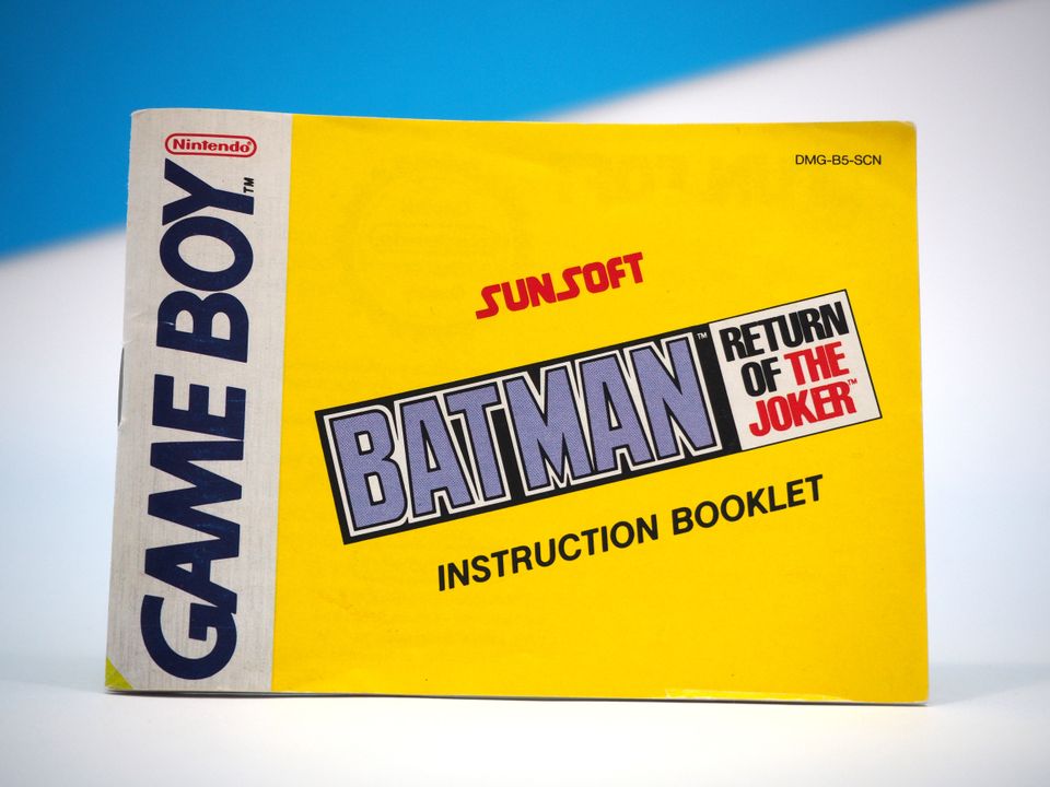 Batman Return of the Joker manuaalinen (Game Boy)