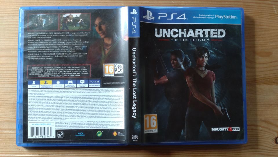 PS4 Uncharted The Lost Legacy (K16)