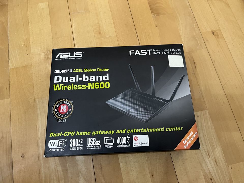 ADSL modeemi / reititin Asus DSL-N55U