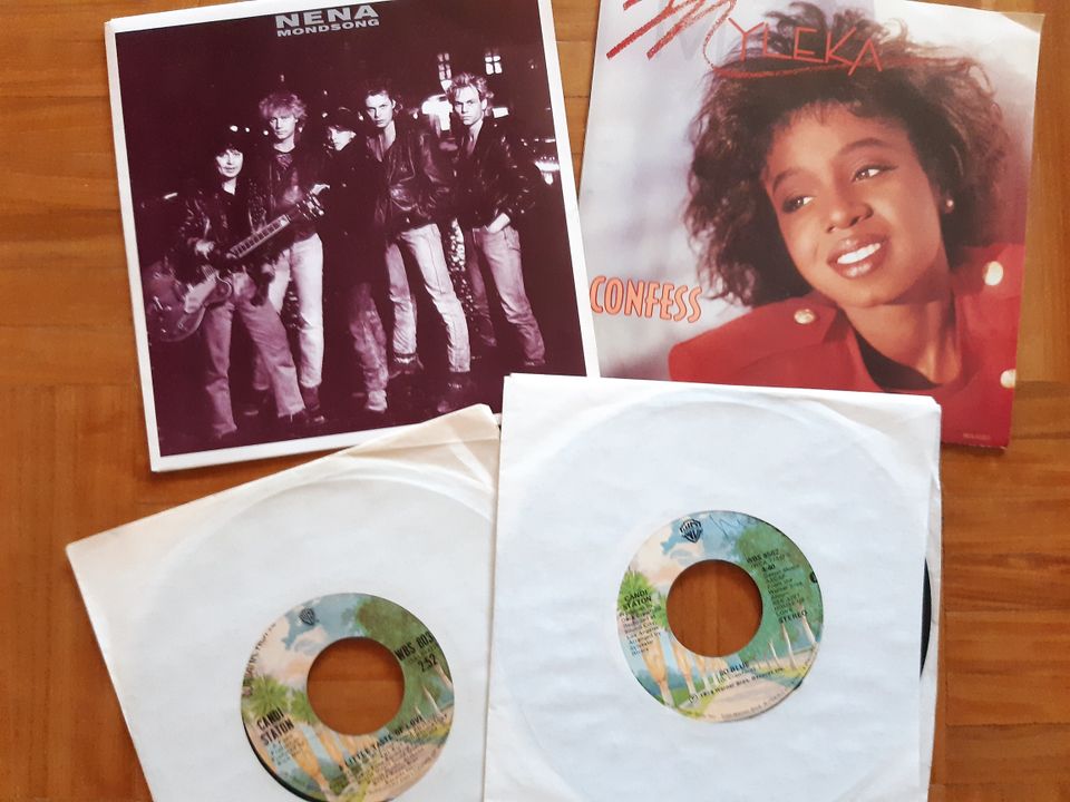 4 x VinylS: 1 Nena 1 Myleka & 2 kpl Candy Staton