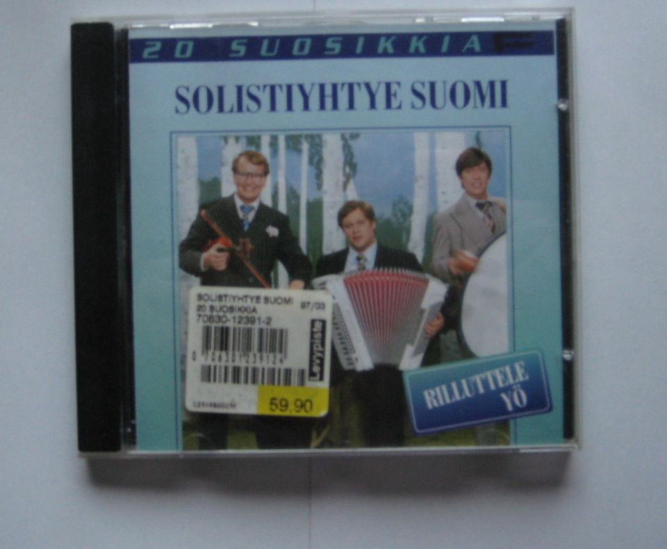 Solistiyhtye Suomi: Rilluttele yö.Cd-levy