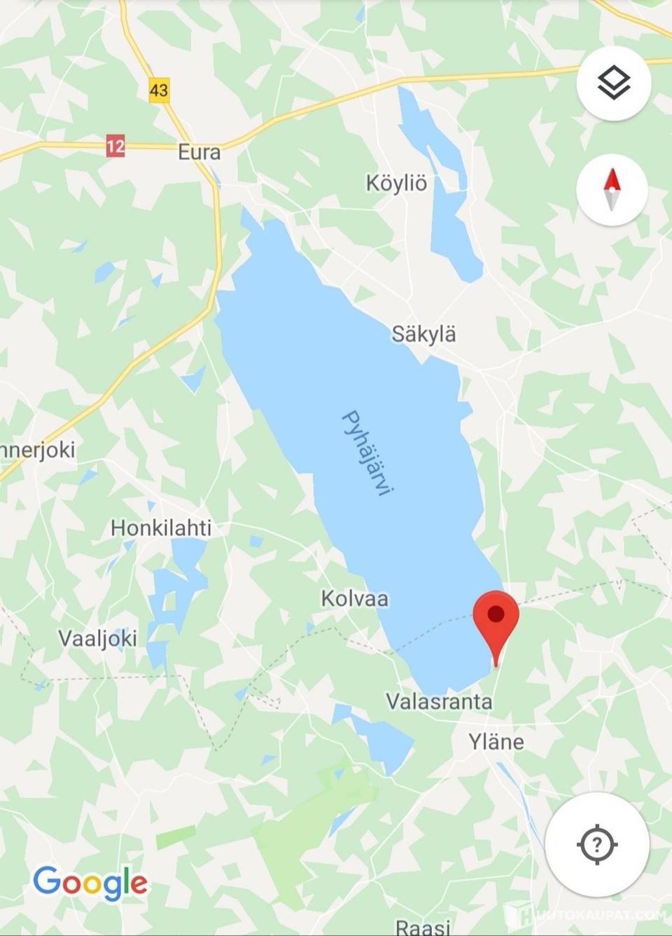 Tontti Pöytyältä 70km Turkuun